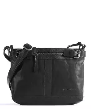 Кожаная сумка через плечо Bronco Spikes & Sparrow, черный