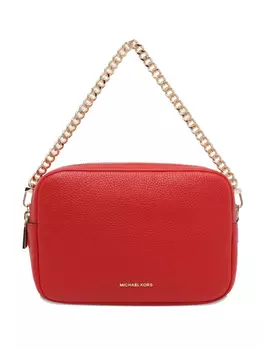 Кожаная сумка через плечо Bryant с цепочным ремешком Michael Michael Kors, красный