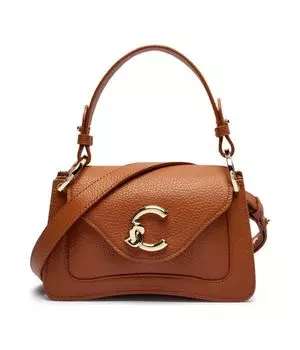 Кожаная сумка через плечо c-me mini Coccinelle, коричневый