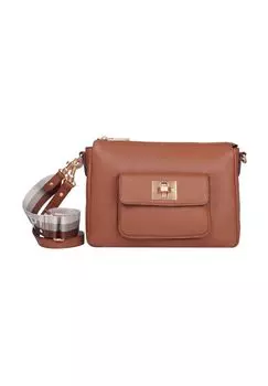 Кожаная сумка через плечо Carino Muna 23 см JOOP!, цвет Cognac