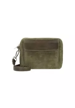 Кожаная сумка через плечо Carlyle 20 см COWBOYSBAG, цвет Army Green Olive