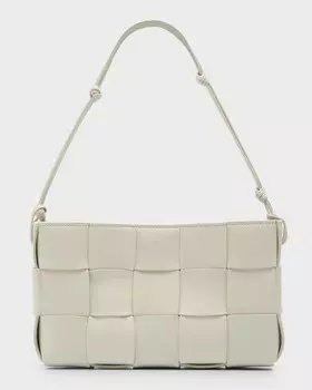 Кожаная сумка через плечо Cassette Intrecciato Bottega Veneta