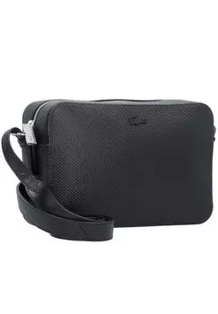 Кожаная сумка через плечо Chantaco Classics 24,5 см LACOSTE, цвет Noir