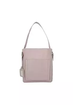 Кожаная сумка через плечо City Kuna 28 см с отделением для ноутбука COWBOYSBAG, бежевый