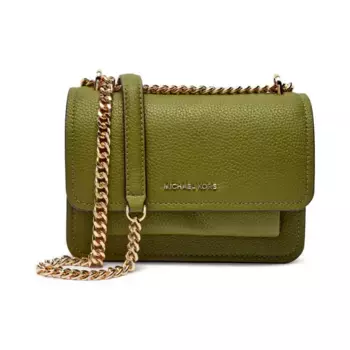 Кожаная сумка через плечо Claire Michael Kors, зеленый