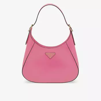 Кожаная сумка через плечо Cleo Prada, розовый