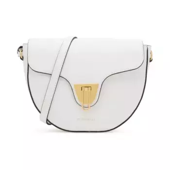 Кожаная сумка через плечо Coccinelle, белый