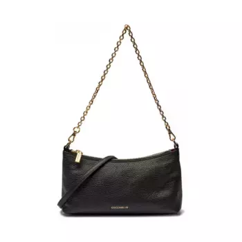 Кожаная сумка через плечо Coccinelle, черный