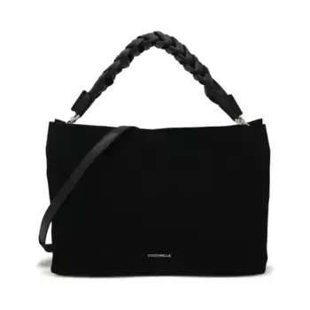 Кожаная сумка через плечо Coccinelle, черный