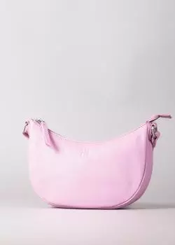 Кожаная сумка через плечо Coniston с полумесяцем Lakeland Leather, розовый