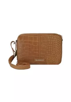 Кожаная сумка через плечо Cool Colbie 20 см BURKELY, цвет Colbie Cognac