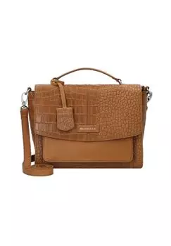 Кожаная сумка через плечо Cool Colbie 25 см BURKELY, цвет Colbie Cognac