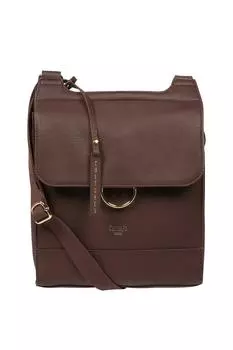 Кожаная сумка через плечо 'Covent' Cultured London, фиолетовый