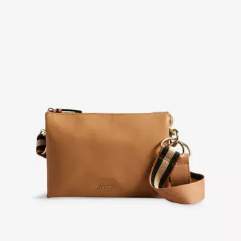 Кожаная сумка через плечо Darceyy Ted Baker, коричневый