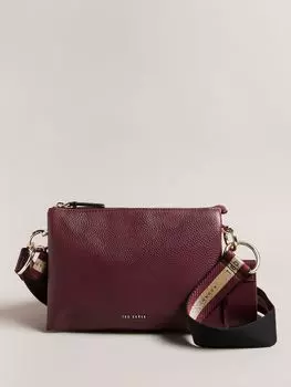 Кожаная сумка через плечо Delphia Ted Baker, бордовый