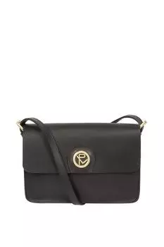 Кожаная сумка через плечо 'Derwent' Pure Luxuries London, черный