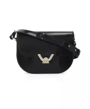 Кожаная сумка через плечо для женщин Coccinelle, черный