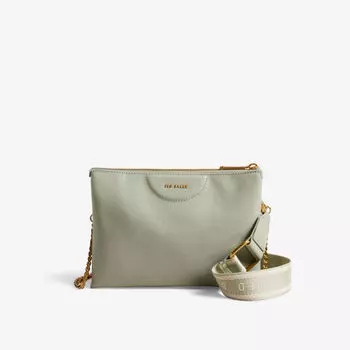 Кожаная сумка через плечо Esille Ted Baker, зеленый