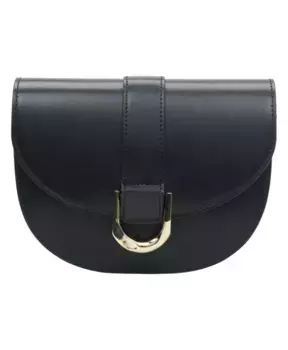 Кожаная сумка через плечо Estro, черный