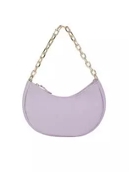 Кожаная сумка через плечо Faina, фиолетовый