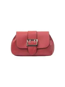 Кожаная сумка через плечо Faina, красный
