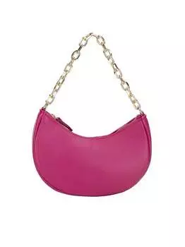 Кожаная сумка через плечо Faina, розовый
