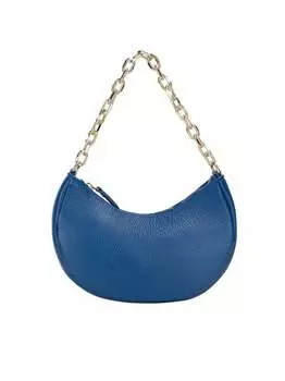 Кожаная сумка через плечо Faina, синий