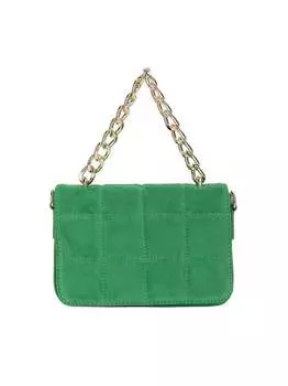 Кожаная сумка через плечо Faina, зеленый
