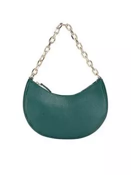 Кожаная сумка через плечо Faina, зеленый