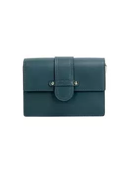 Кожаная сумка через плечо Faina, зеленый