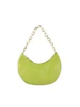 Кожаная сумка через плечо Faina, зеленый