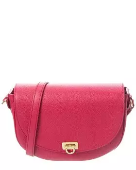 Кожаная сумка через плечо Ferragamo Salvatore Ferragamo, розовый
