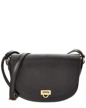 Кожаная сумка через плечо Ferragamo Salvatore Ferragamo, черный