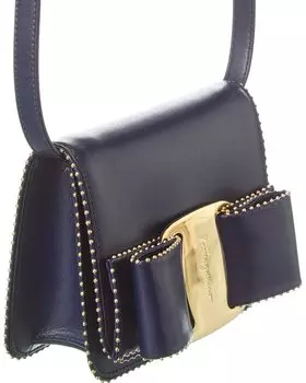 Кожаная сумка через плечо Ferragamo Vara с бантом Salvatore Ferragamo, красный