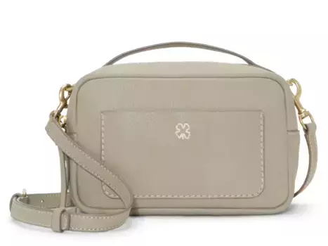 Кожаная сумка через плечо Feyy Lucky Brand, серый