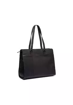 Кожаная сумка через плечо Fidenza 40 см с отделением для ноутбука The Chesterfield Brand, черный