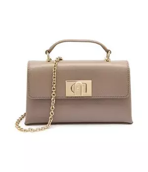 Кожаная сумка через плечо furla 1927 mini Furla, коричневый