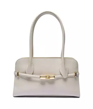 Кожаная сумка через плечо Furla Goccia Furla, экрю
