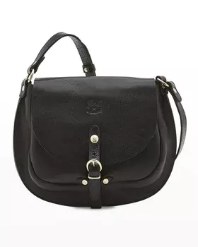 Кожаная сумка через плечо Gaia с пряжкой Vachetta Il Bisonte