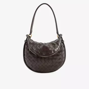 Кожаная сумка через плечо Gemelli Bottega Veneta, цвет fondant-m brass
