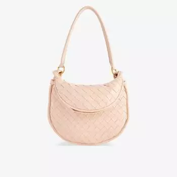 Кожаная сумка через плечо gemelli Bottega Veneta, цвет lotus m brass