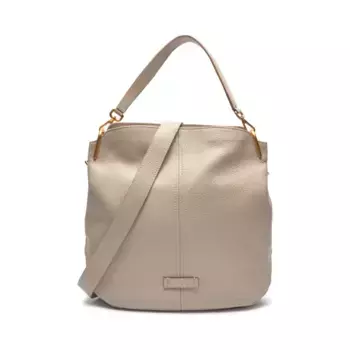 Кожаная сумка через плечо Gianni Chiarini, бежевый