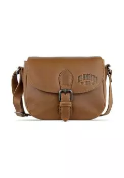 Кожаная сумка через плечо Gold Kate 21 см Klondike, цвет Cognac