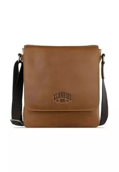 Кожаная сумка через плечо Gold Taylor 20 см Klondike, цвет Cognac