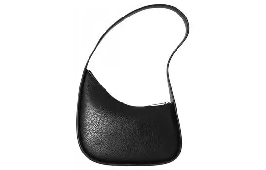 Кожаная сумка через плечо Half Moon THE ROW