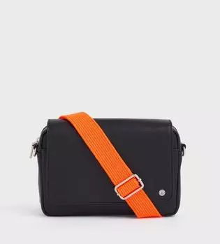 Кожаная сумка через плечо Hoxton OSPREY LONDON, черный