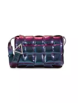Кожаная сумка через плечо Intrecciato с эффектом омбре Bottega Veneta, цвет Holographic