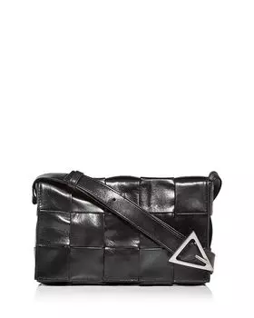 Кожаная сумка через плечо Intreccio Bottega Veneta