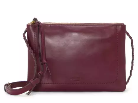 Кожаная сумка через плечо Jema Lucky Brand, фиолетовый