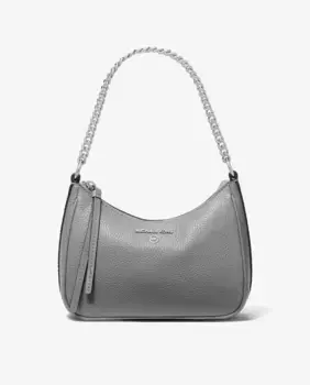Кожаная сумка через плечо Jet Set Michael Michael Kors, серый